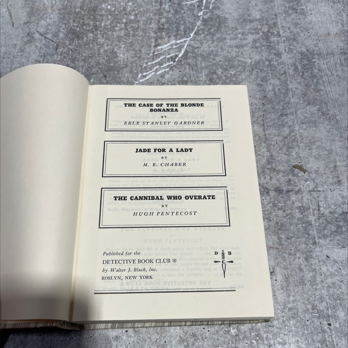 the case of the blonde bonanza book, by erle stanley gardner, 1962 Hardcover image 2