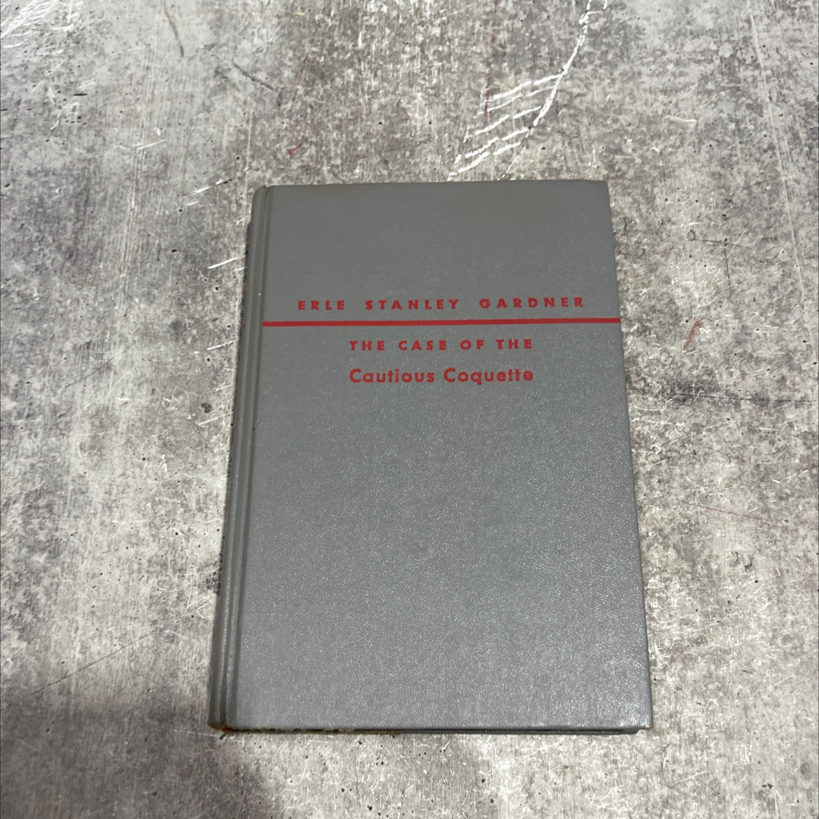 the case of the cautious coquette book, by erle stanley gardner, 1949 Hardcover image 1