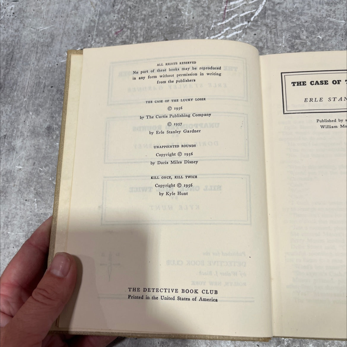 the case of the lucky loser book, by erle stanley gardner, 2008 Hardcover image 3