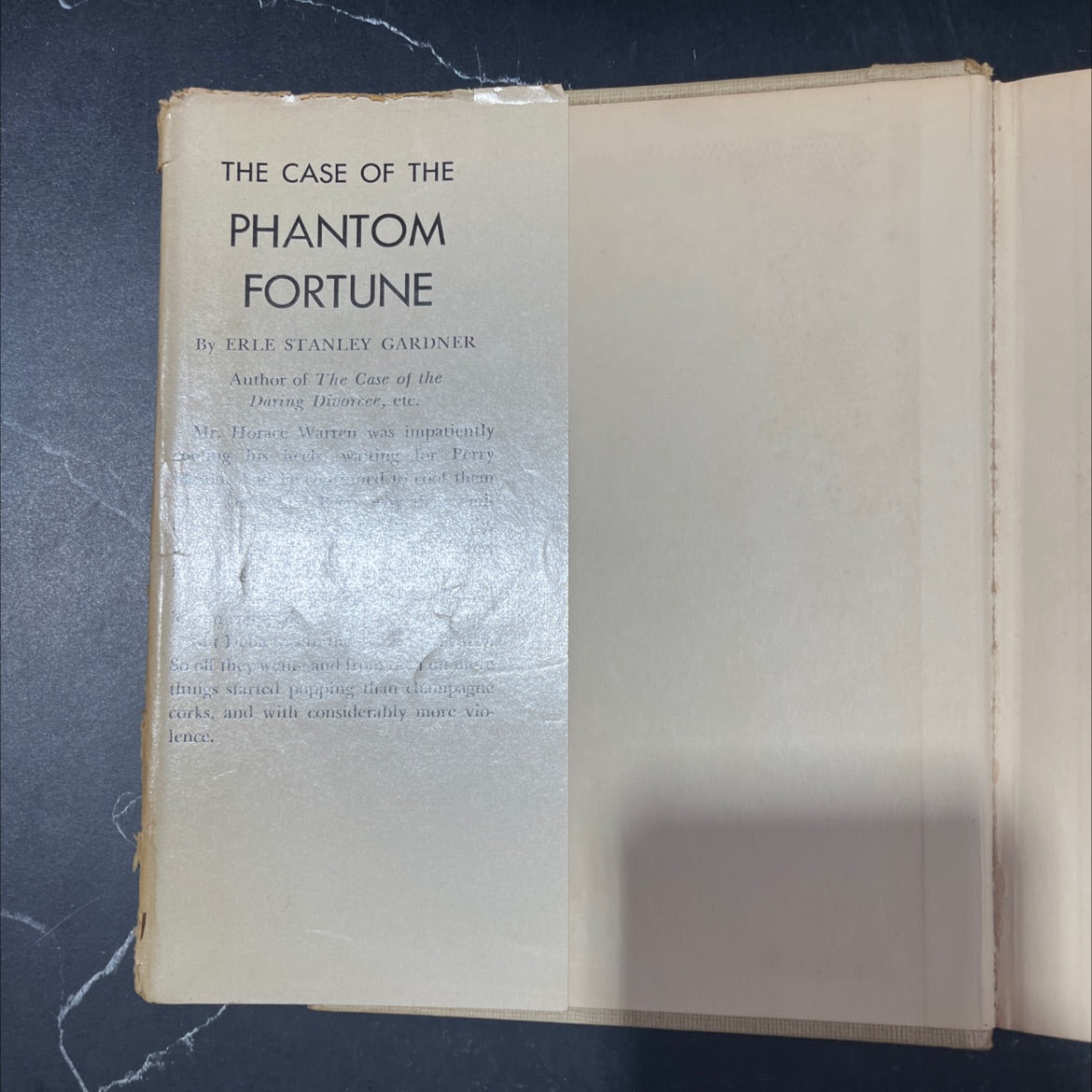 the case of the phantom fortune book, by erle stanley gardner, 1964 Hardcover image 4