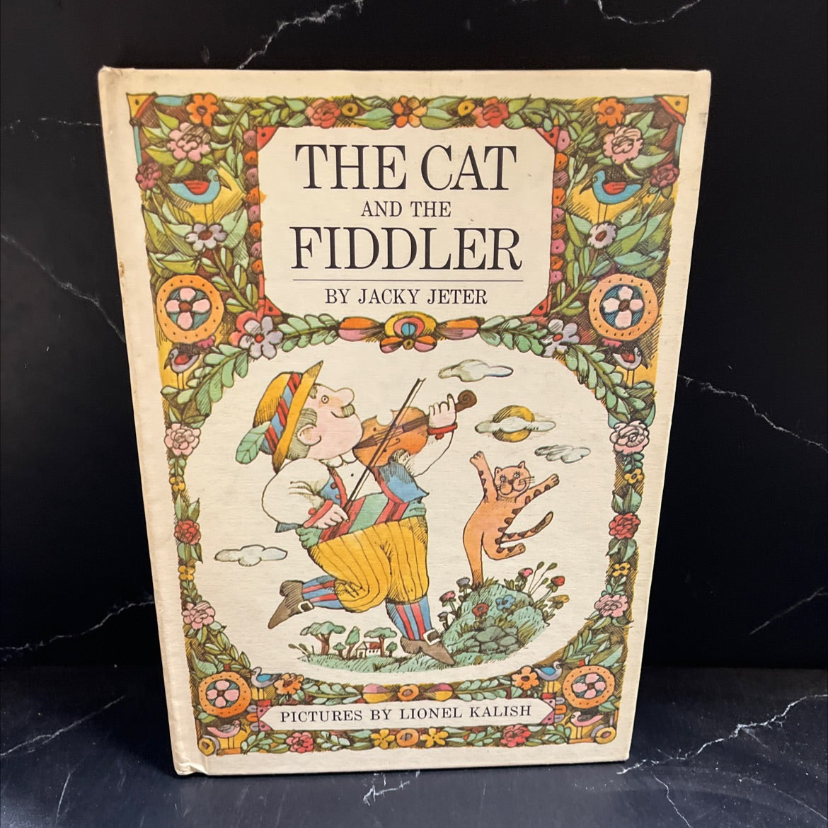 the cat and the fiddler book, by jacky jeter, 1968 Hardcover image 1