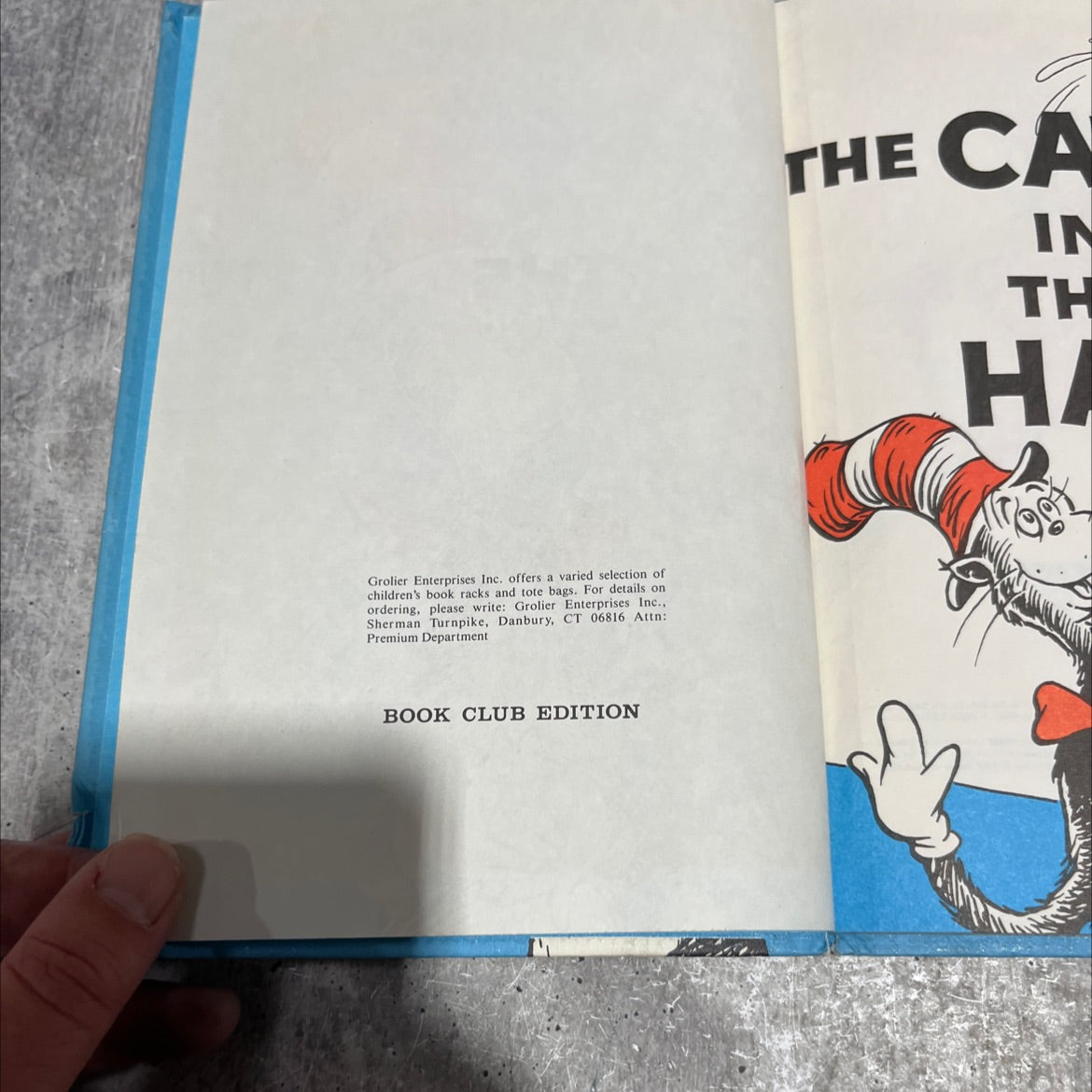 the cat in the hat book, by Dr. Seuss, 1957 Hardcover image 4