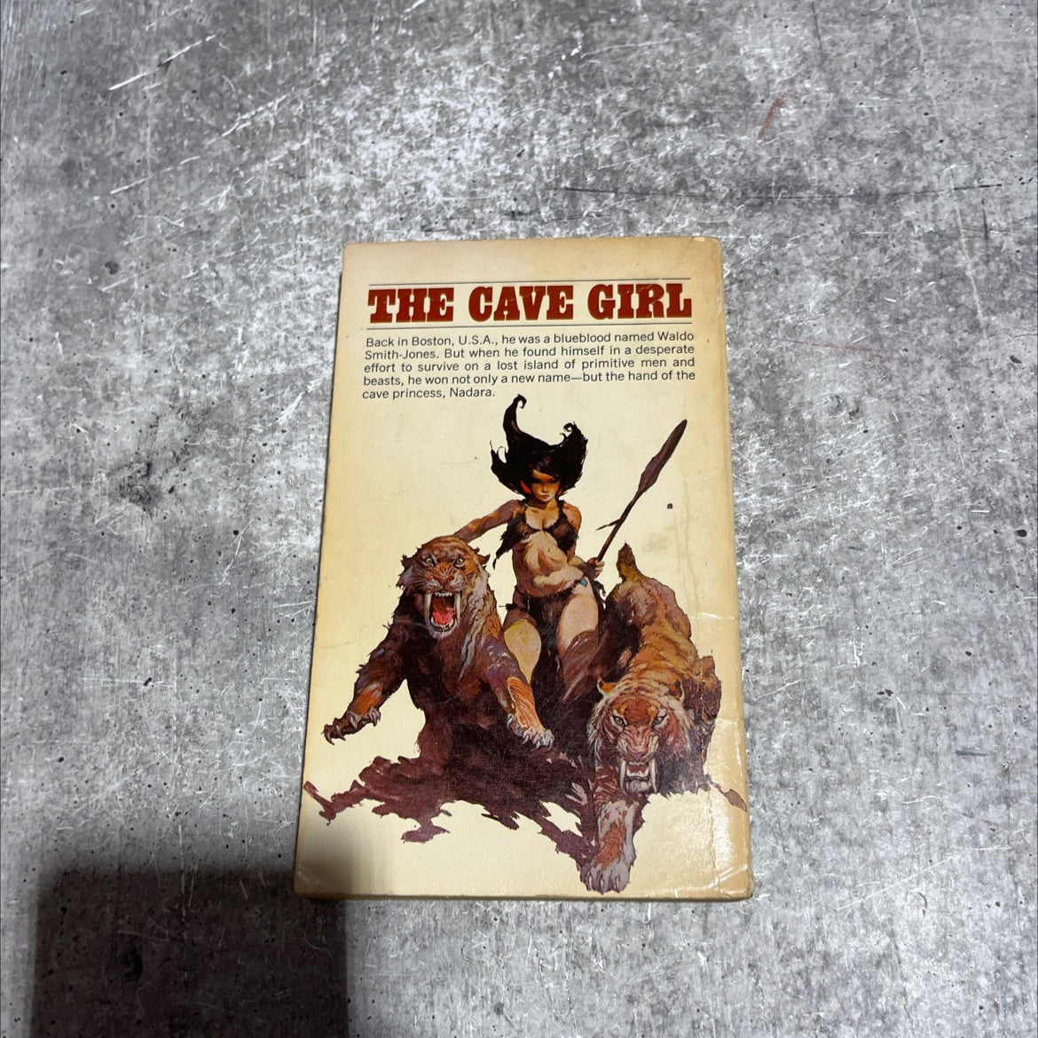 the cave girl book, by edgar rice burroughs, 1970 Paperback image 4