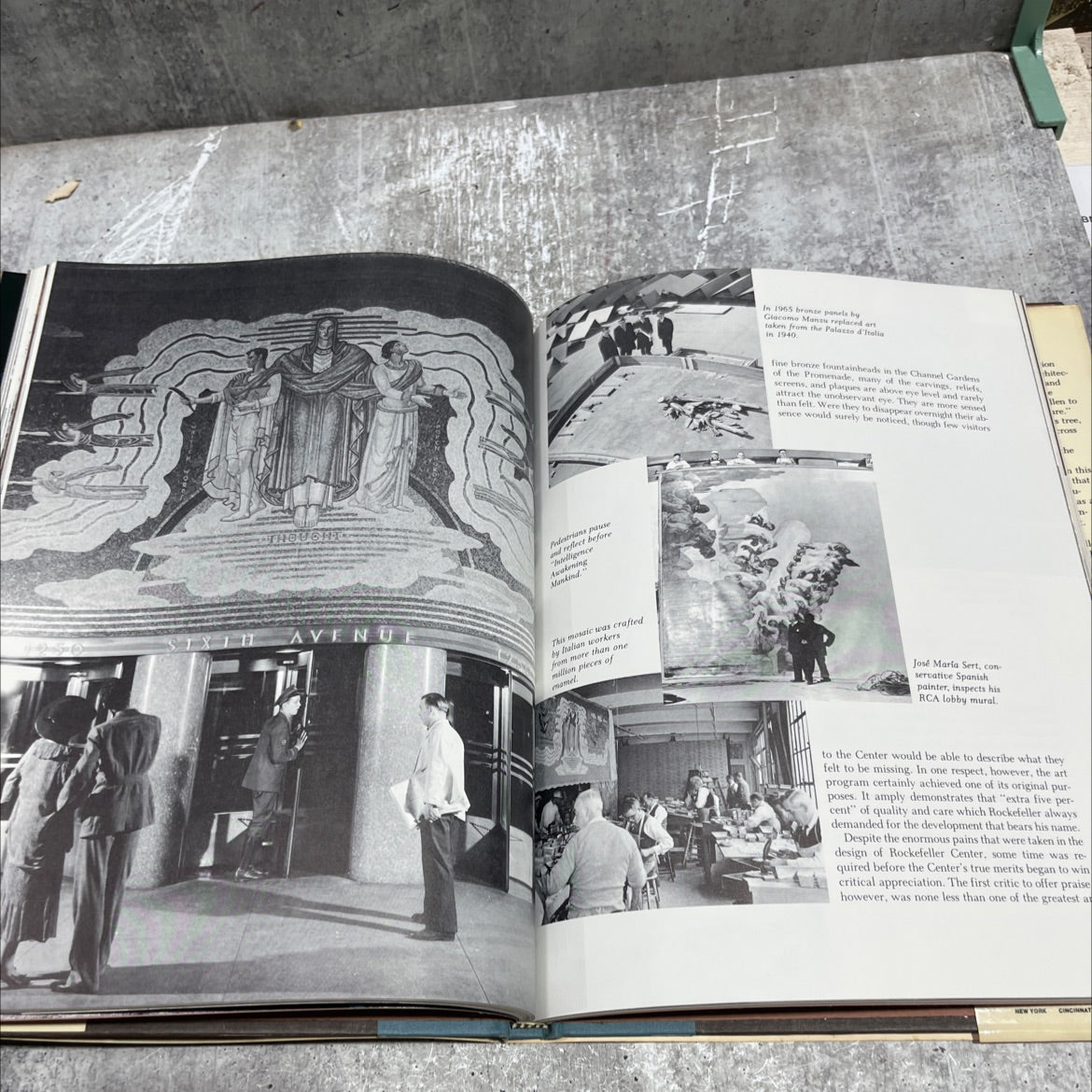 the center a history and guide to rockefeller center book, by walter karp, 1982 Hardcover image 4