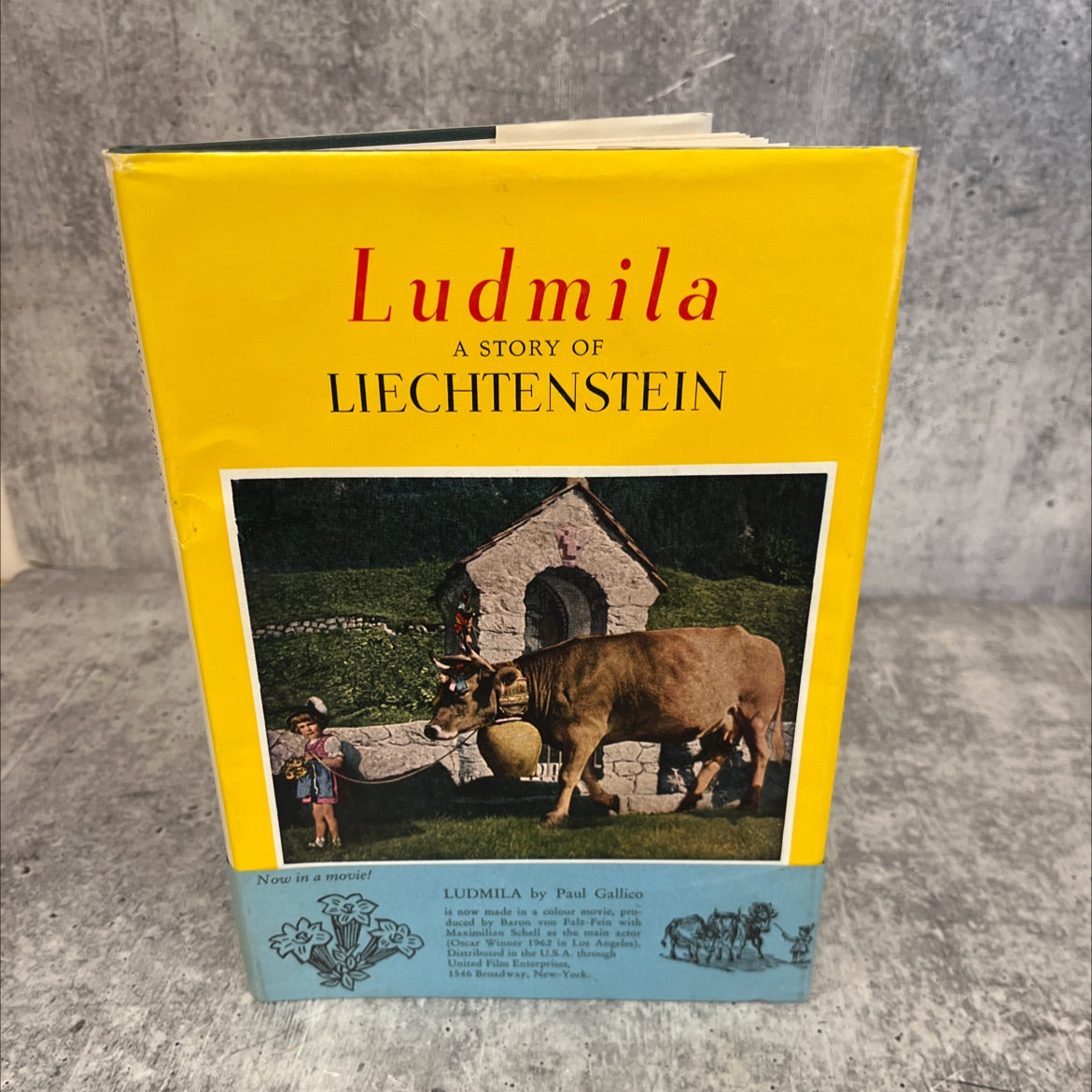 the chapel at steg ludmila a story of liechtenstein book, by paul gallico, 1960 Hardcover, Vintage image 1