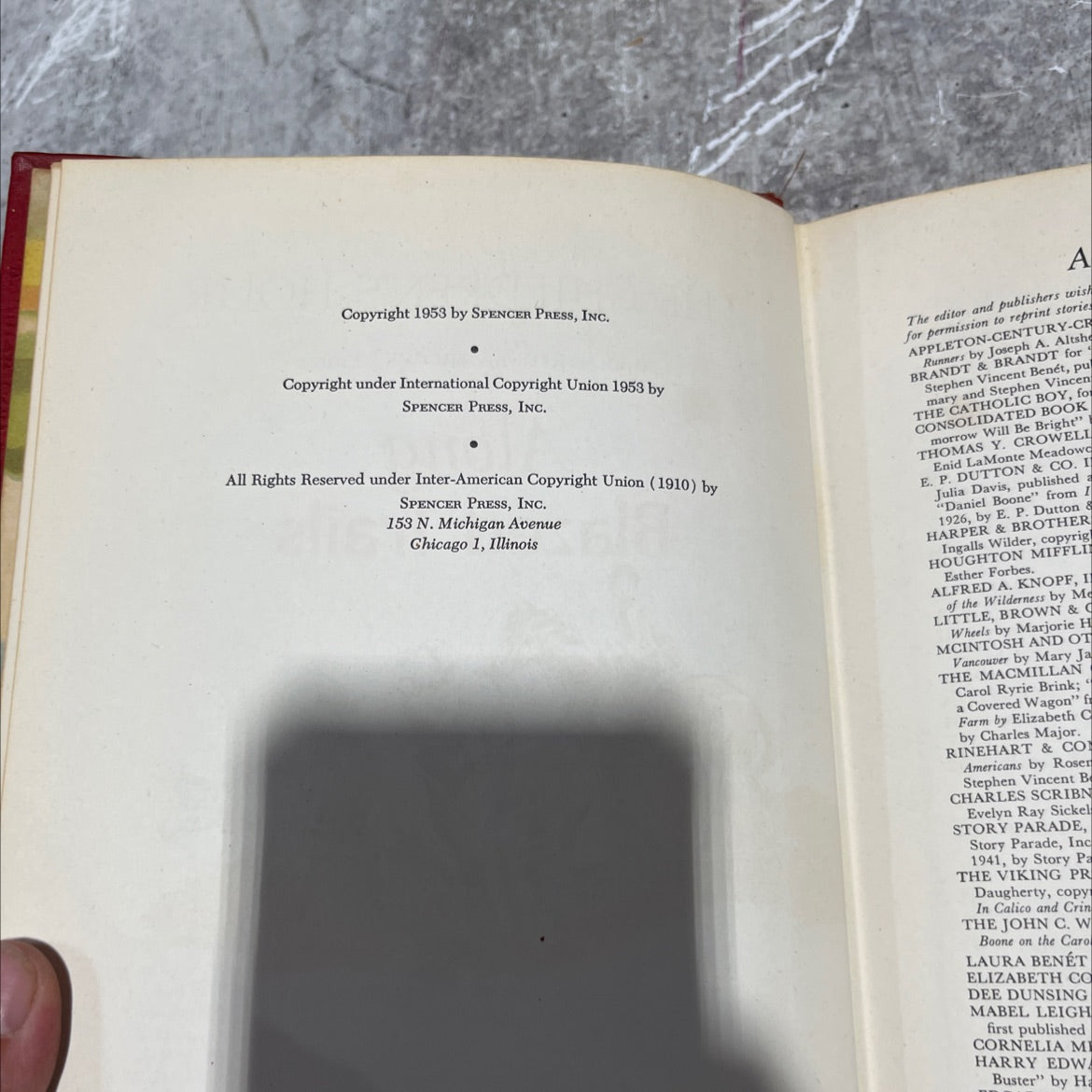 the children's hour book, by marjorie barrows, 1953 Hardcover image 3