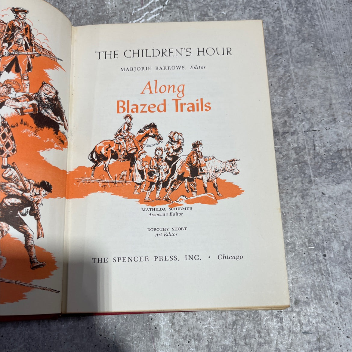 the children's hour book, by marjorie barrows, 1953 Hardcover image 2