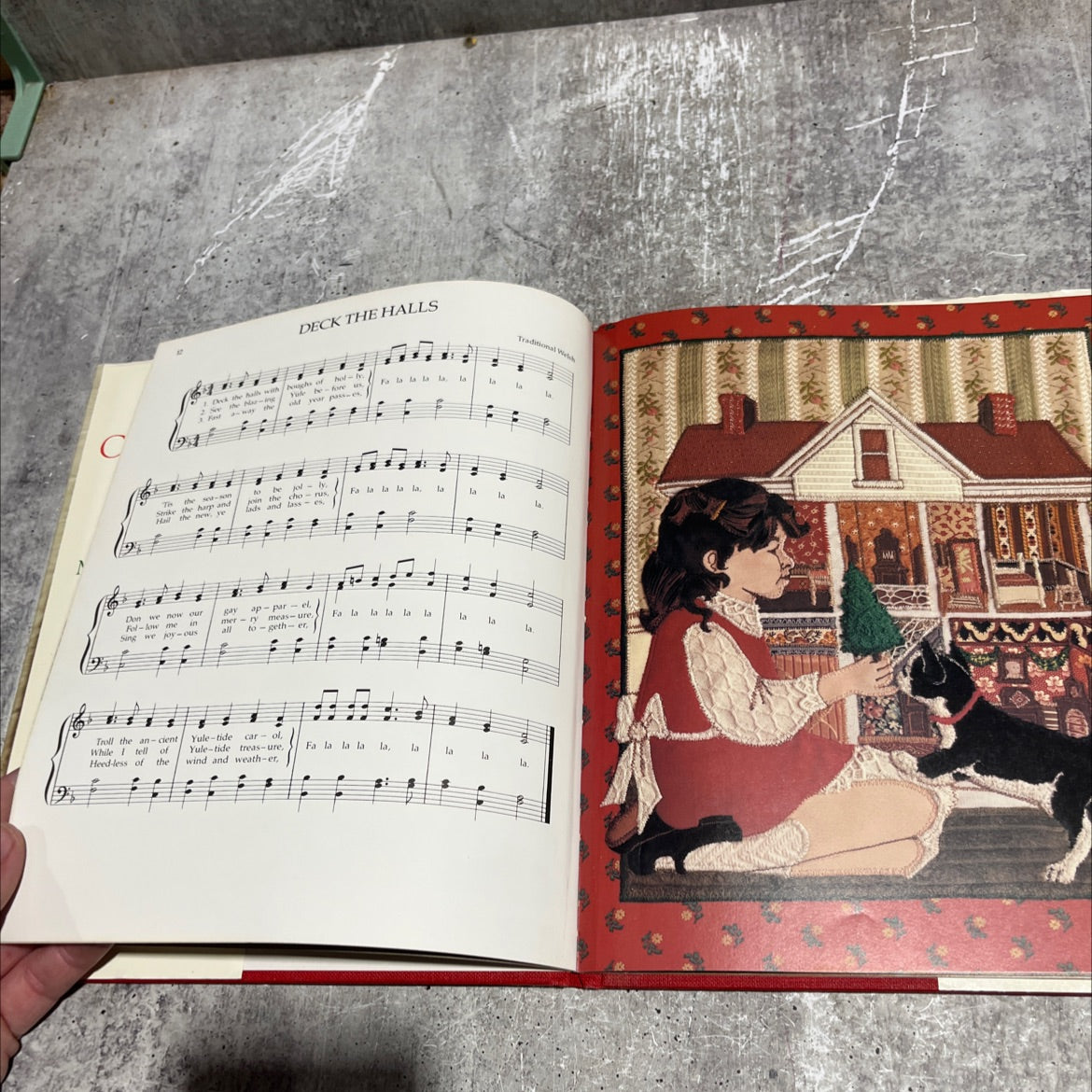 the christmas carol sampler book, by margaret cusack, 1983 Hardcover image 4