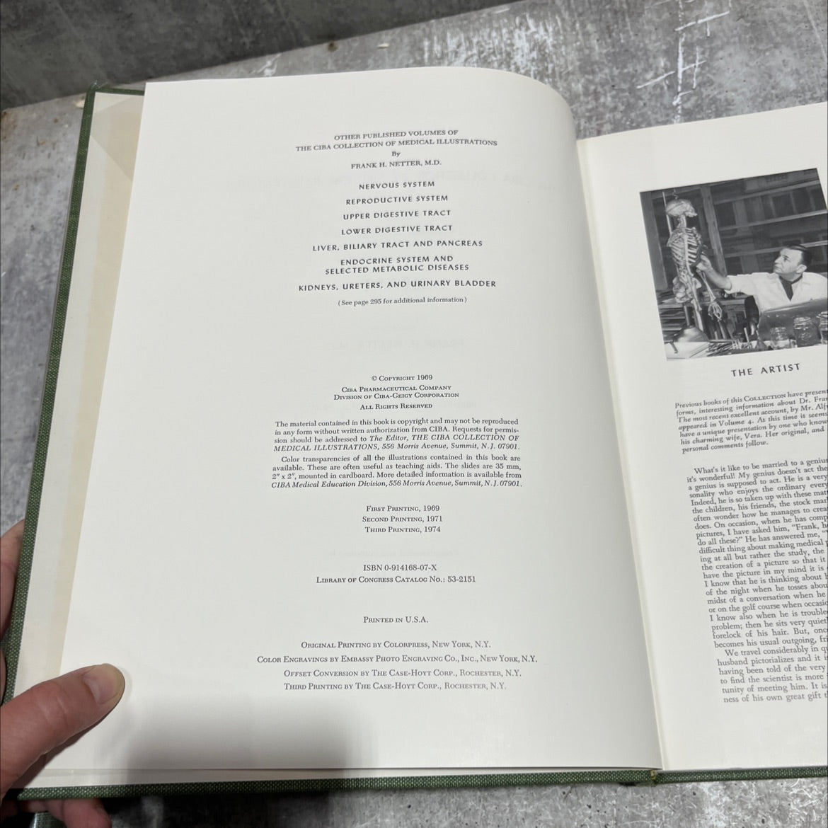 the ciba collection of medical illustrations volume 5 book, by frank h. netter, m.d., 1974 Hardcover image 3