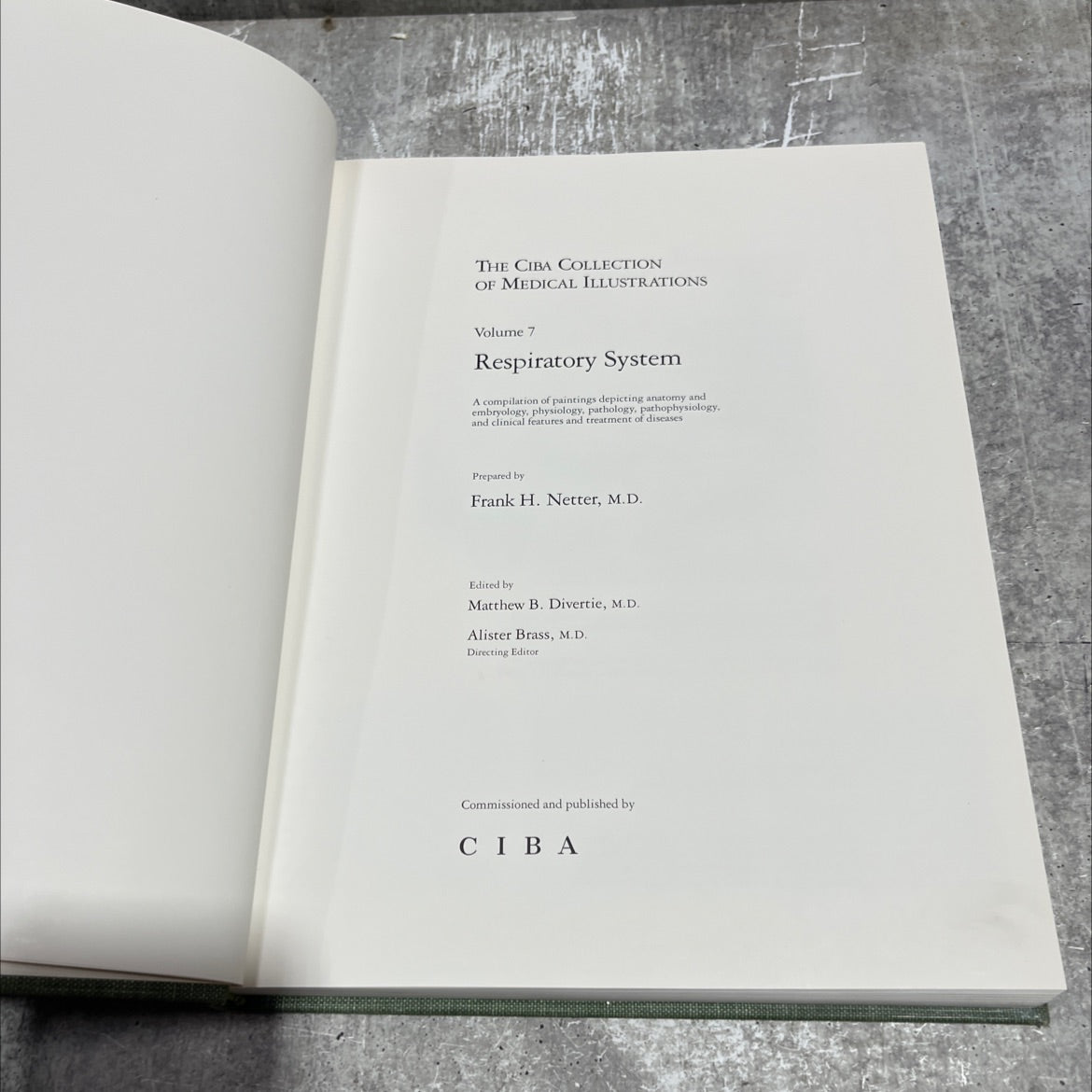 the ciba collection of medical illustrations volume 7 respiratory system book, by frank h. netter, m.d., 1979 Hardcover image 2