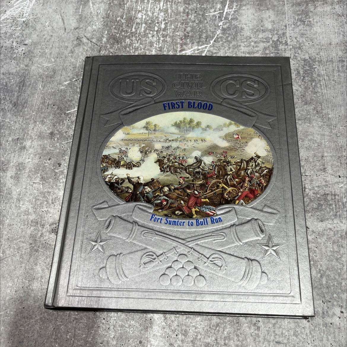 the civil war first blood book, by william c. davis, 1970 Hardcover image 1