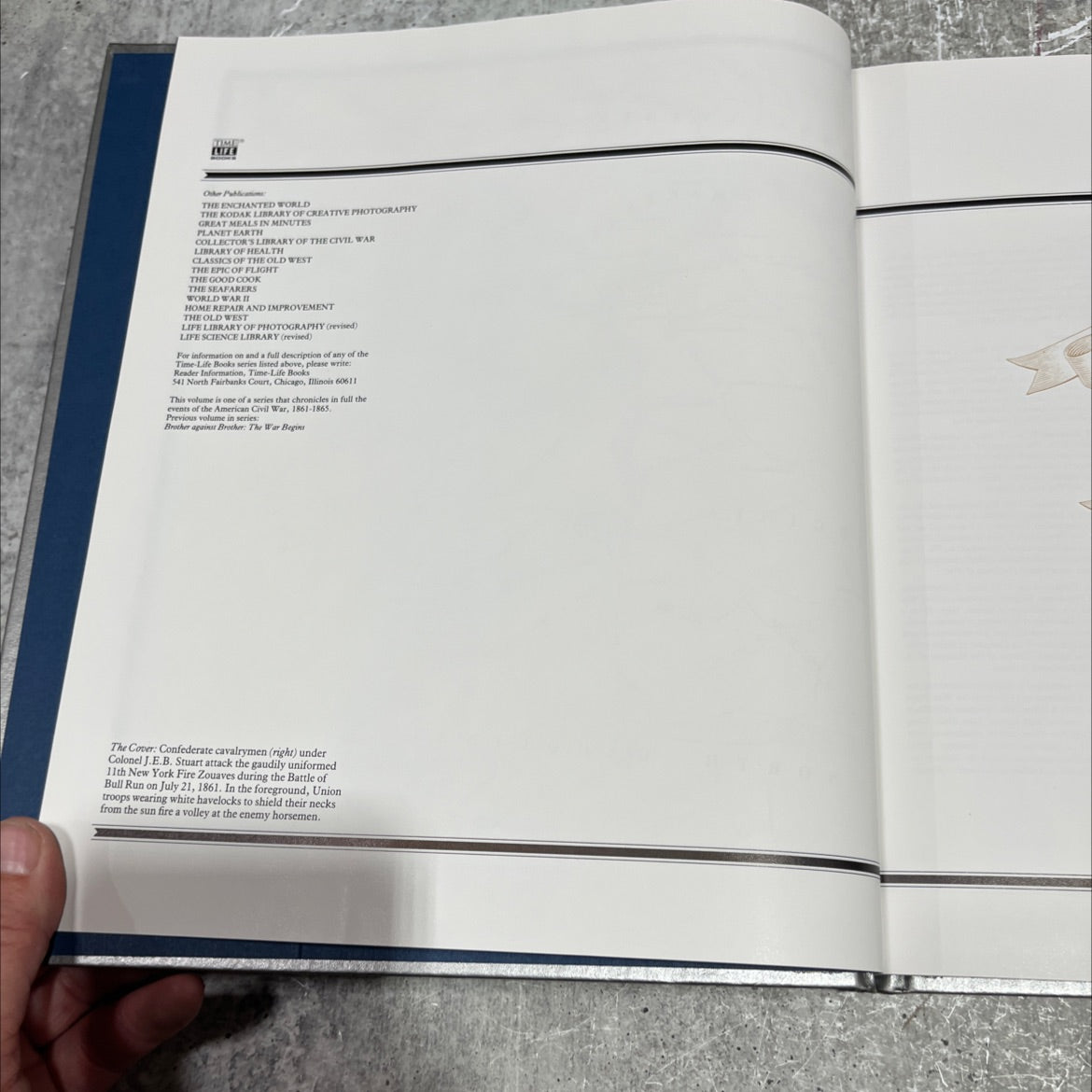 the civil war first blood book, by william c. davis, 1970 Hardcover image 3