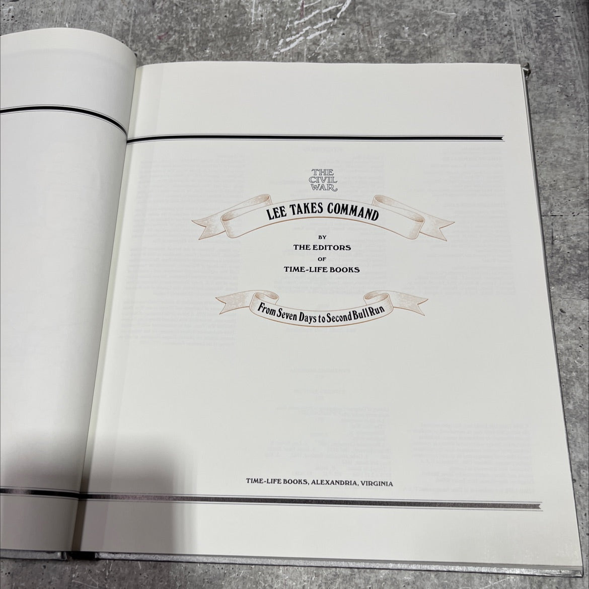 the civil war lee takes command book, by editors of time-life books, 1970 Hardcover image 2