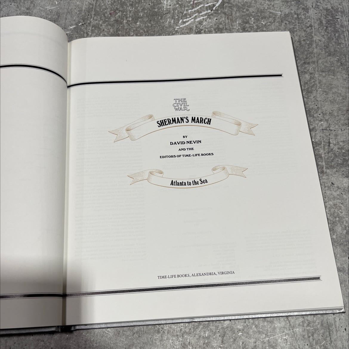 the civil war sherman's march book, by david nevin and the editors of time-life books, 1970 Hardcover image 2