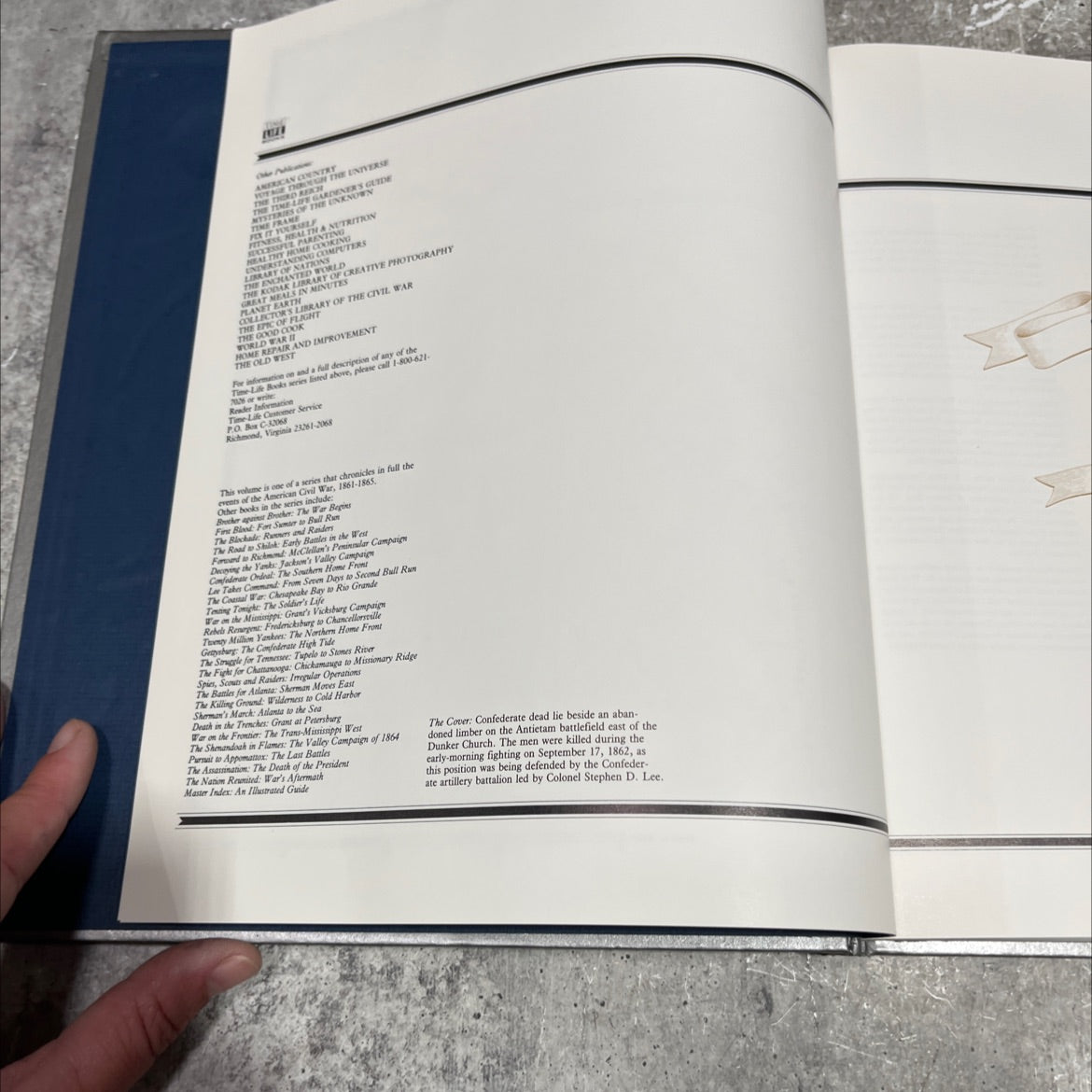 the civil war the bloodiest day book, by ronald h. bailey and the editors of time-life books, 1970 Hardcover image 3