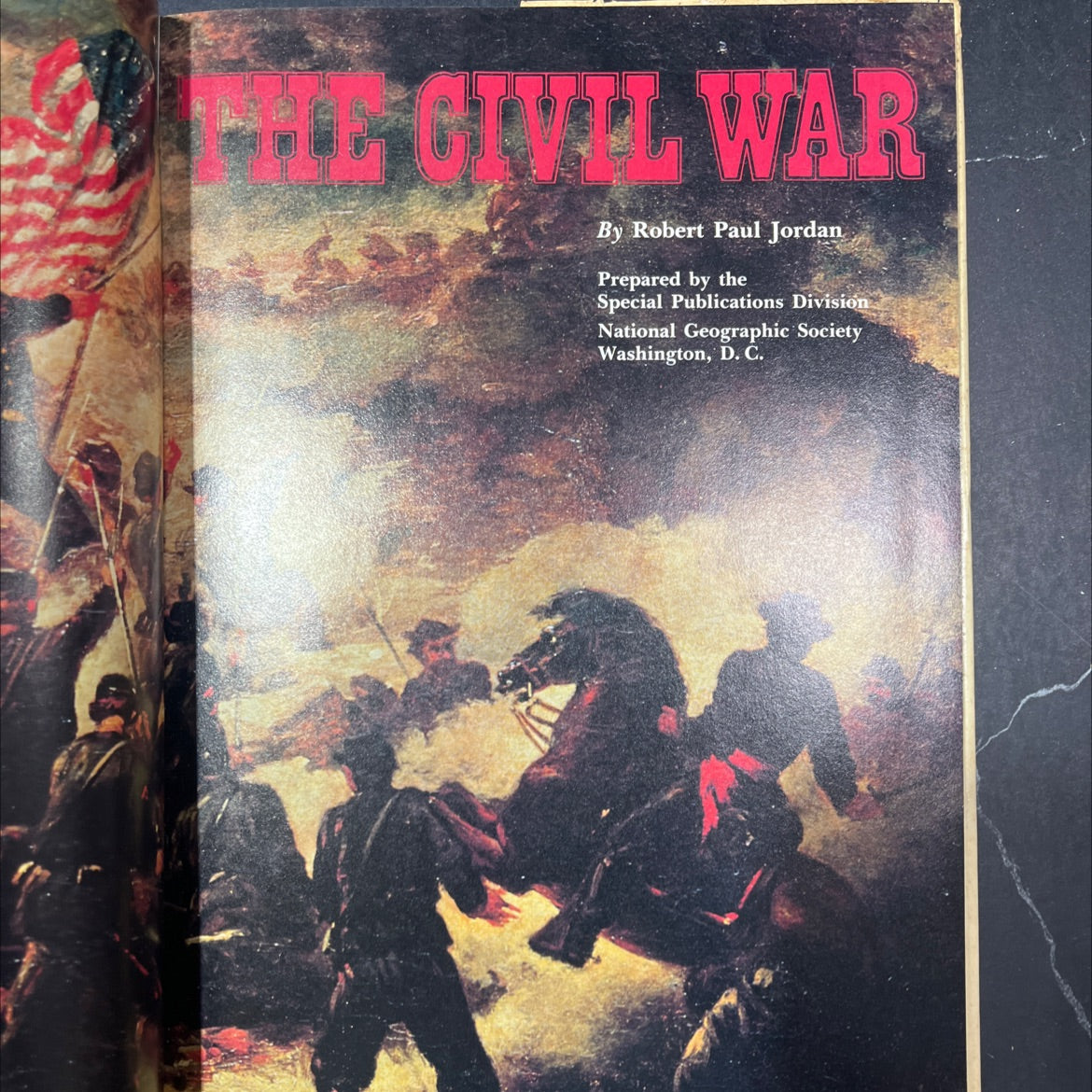 the civil war book, by robert paul jordan, 1983 Hardcover image 2
