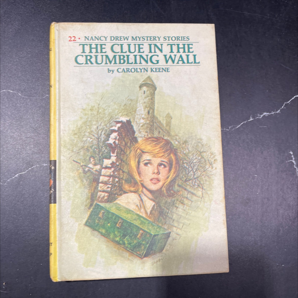 the clue in the crumbling wall book, by carolyn keene, 1978 Hardcover image 1