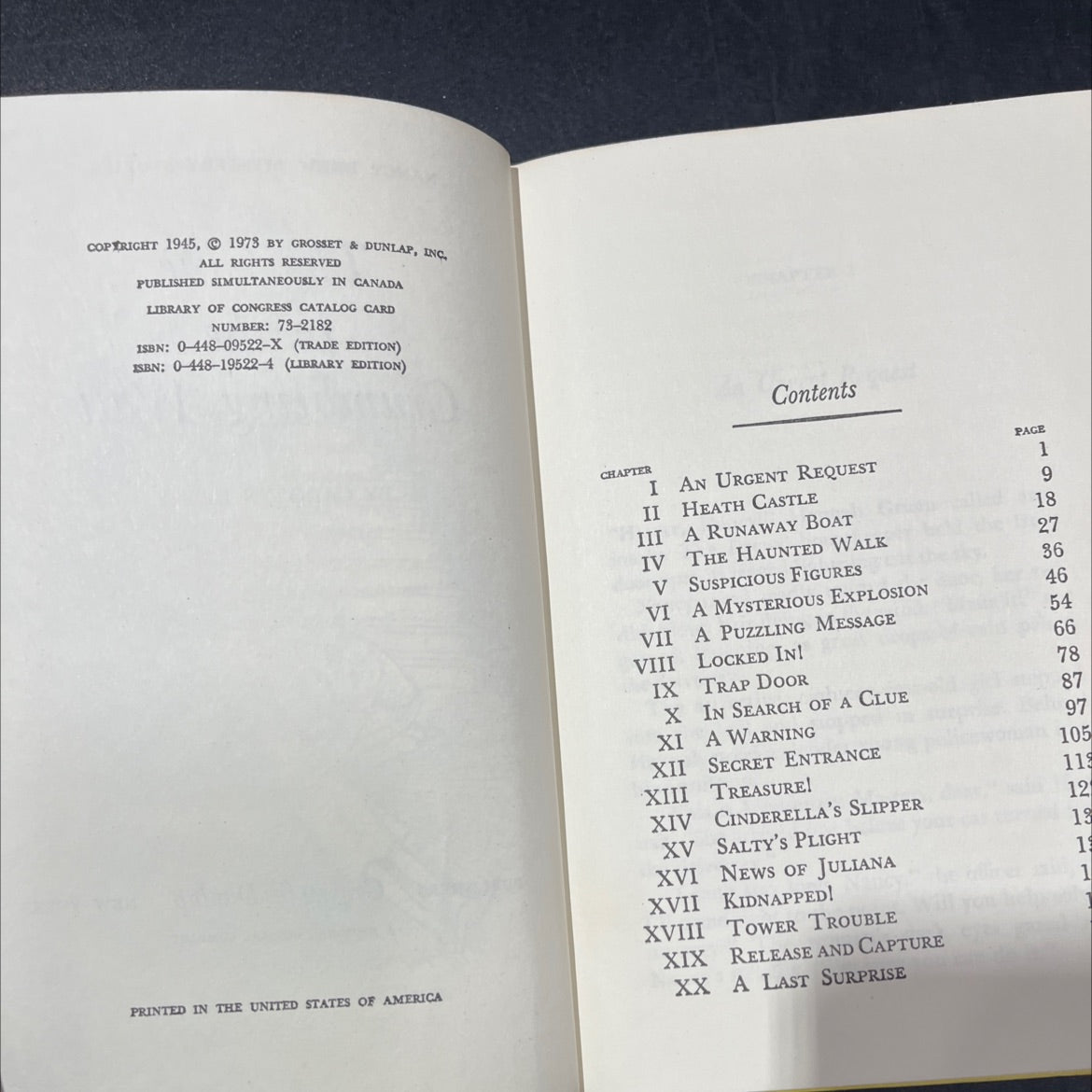 the clue in the crumbling wall book, by carolyn keene, 1978 Hardcover image 3