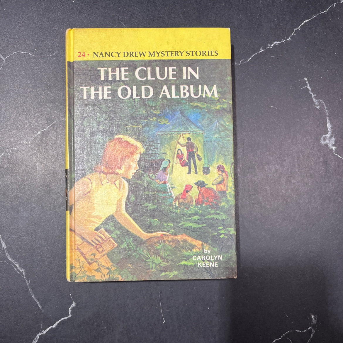 the clue in the old album book, by carolyn keene, 1947 Hardcover image 1
