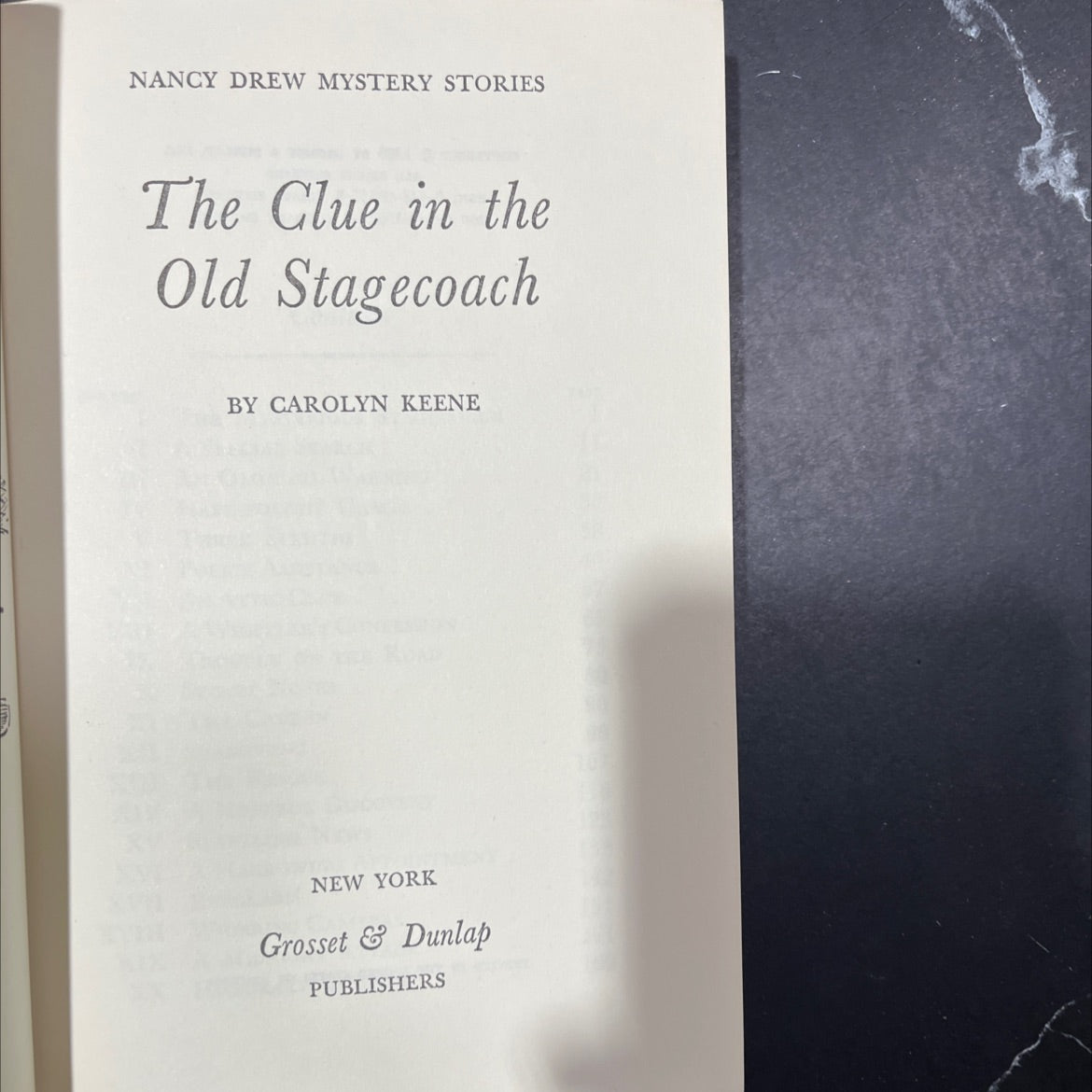 the clue in the old stagecoach book, by carolyn keene, 1960 Hardcover image 2