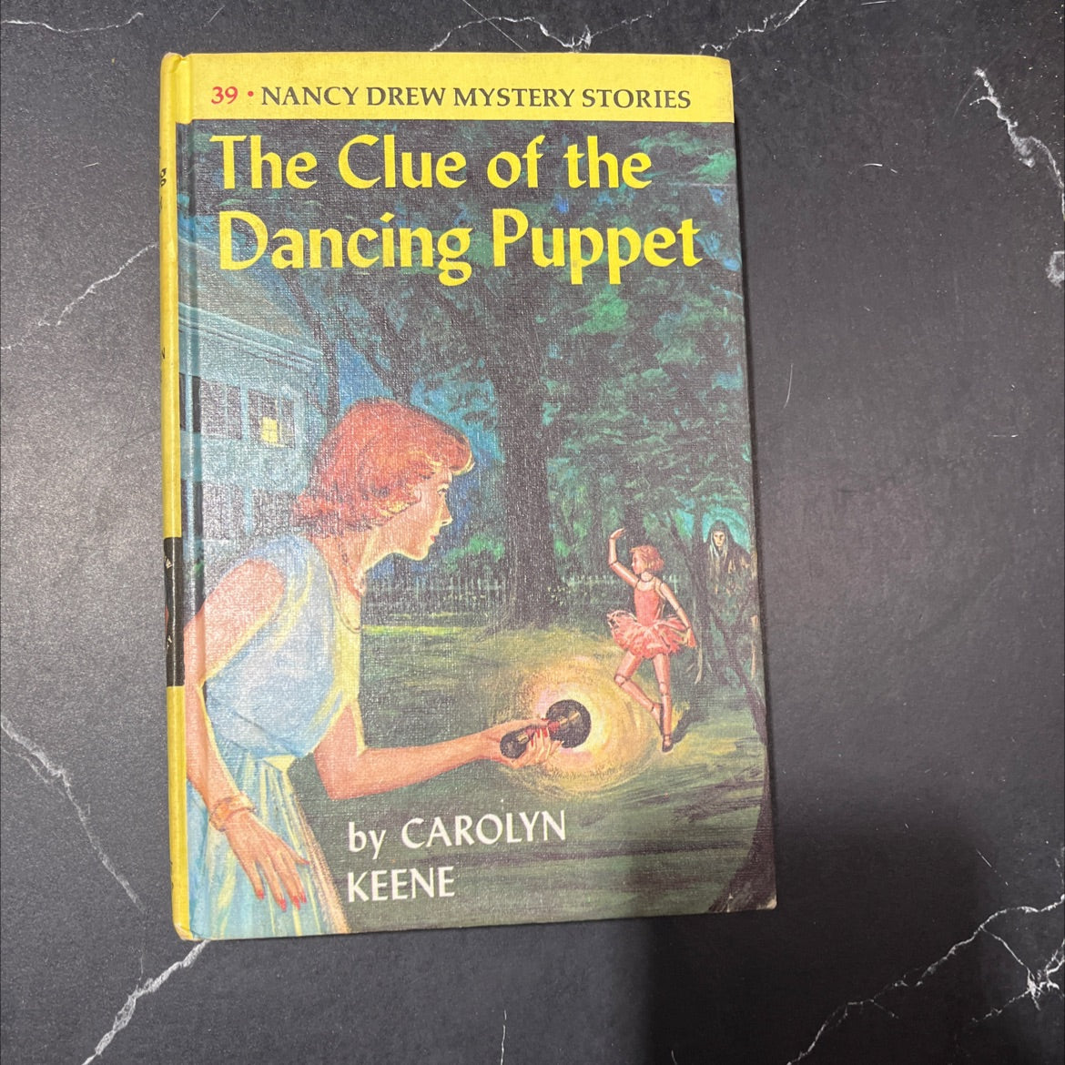 the clue of the dancing puppet book, by Carolyn Keene, 1962 Hardcover image 1