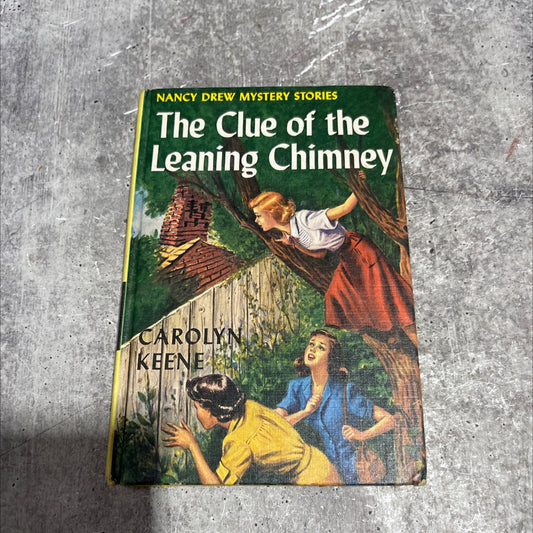 the clue of the leaning chimney book, by carolyn keene, 1949 Hardcover image 1