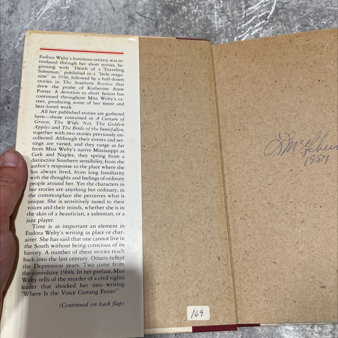 the collected stories of eudora welty book, by Eudora Welty, 1980 Hardcover image 4