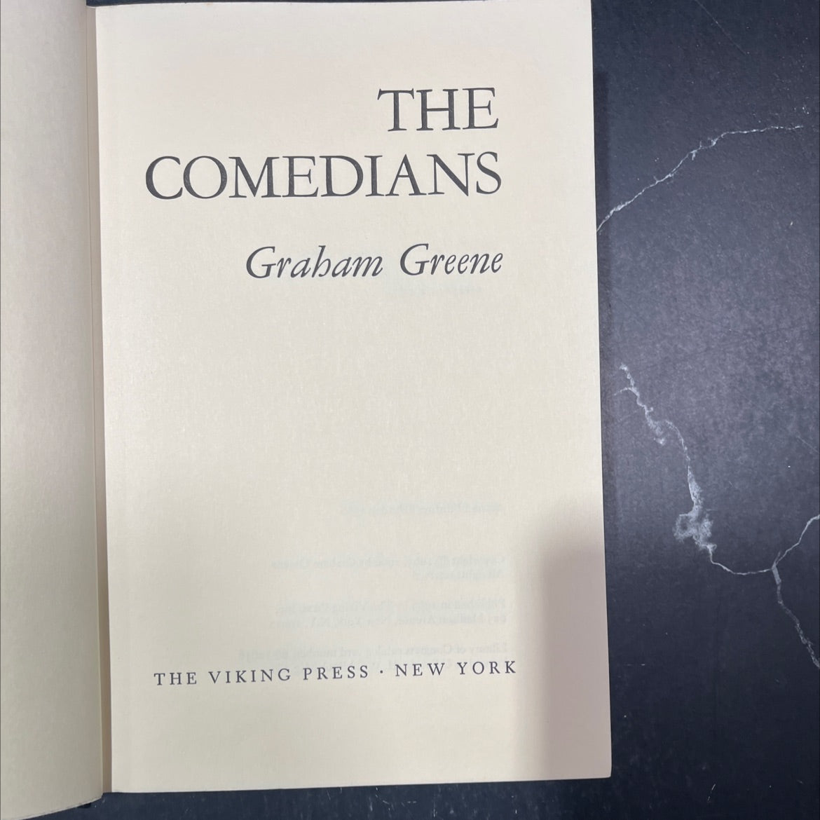 the comedians book, by Graham Greene, 1966 Hardcover image 2