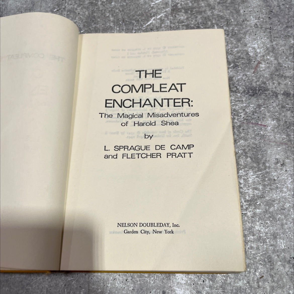 the compleat enchanter: the magical misadventures of harold shea book, by l. sprague de camp and fletcher pratt, 1975 image 2