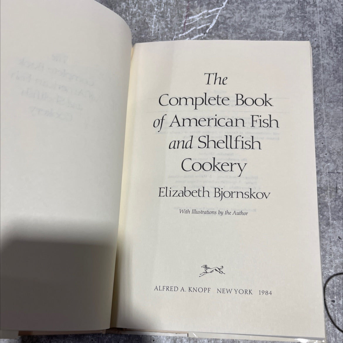 the complete book of american fish and shellfish cookery book, by Elizabeth Bjornskov, 1984 Hardcover image 2