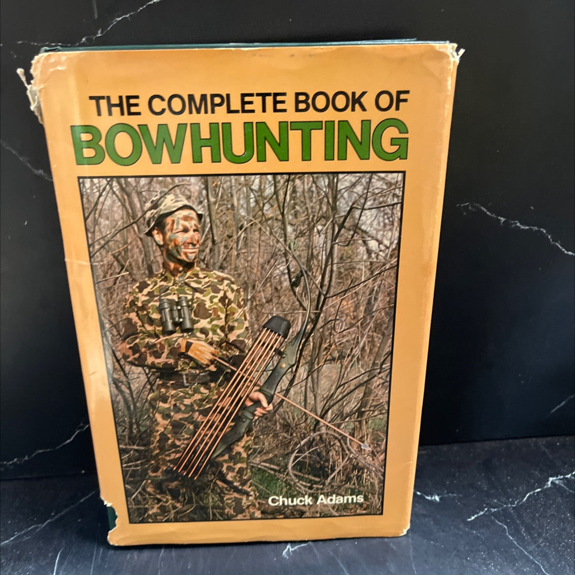 the complete book of bowhunting book, by Chuck Adams, 1978 Hardcover image 1