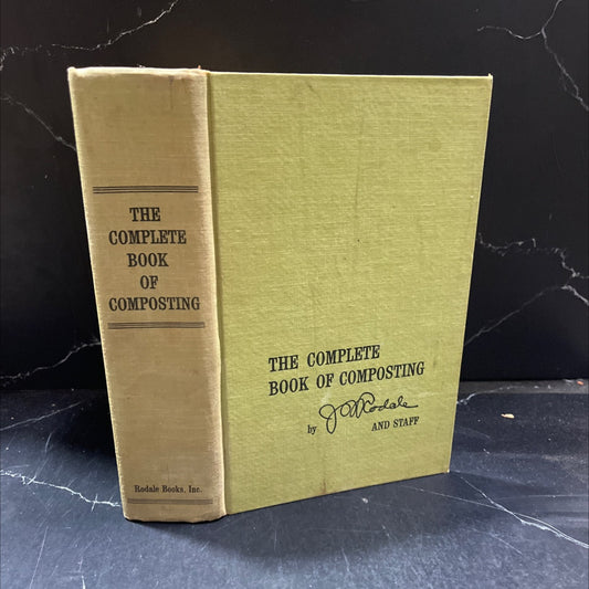 the complete book of composting book, by staff of organic gardening and farming magazine, 1971 Hardcover image 1