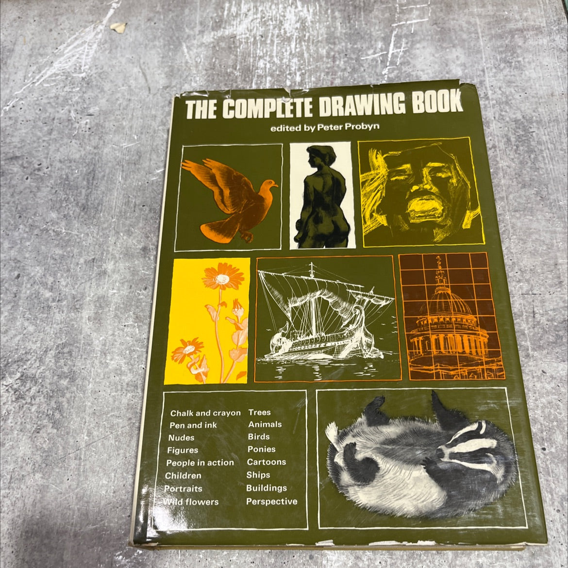 the complete drawing book book, by Peter Probyn, 1970 Hardcover image 1