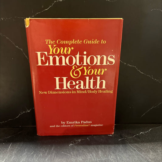 the complete guide to your emotions & your health book, by emrika padus, 1986 Hardcover image 1