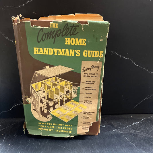 the complete home handyman's guide book, by hubbard cobb, 1950 Hardcover image 1