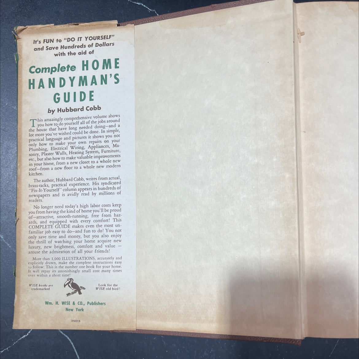 the complete home handyman's guide book, by hubbard cobb, 1950 Hardcover image 4