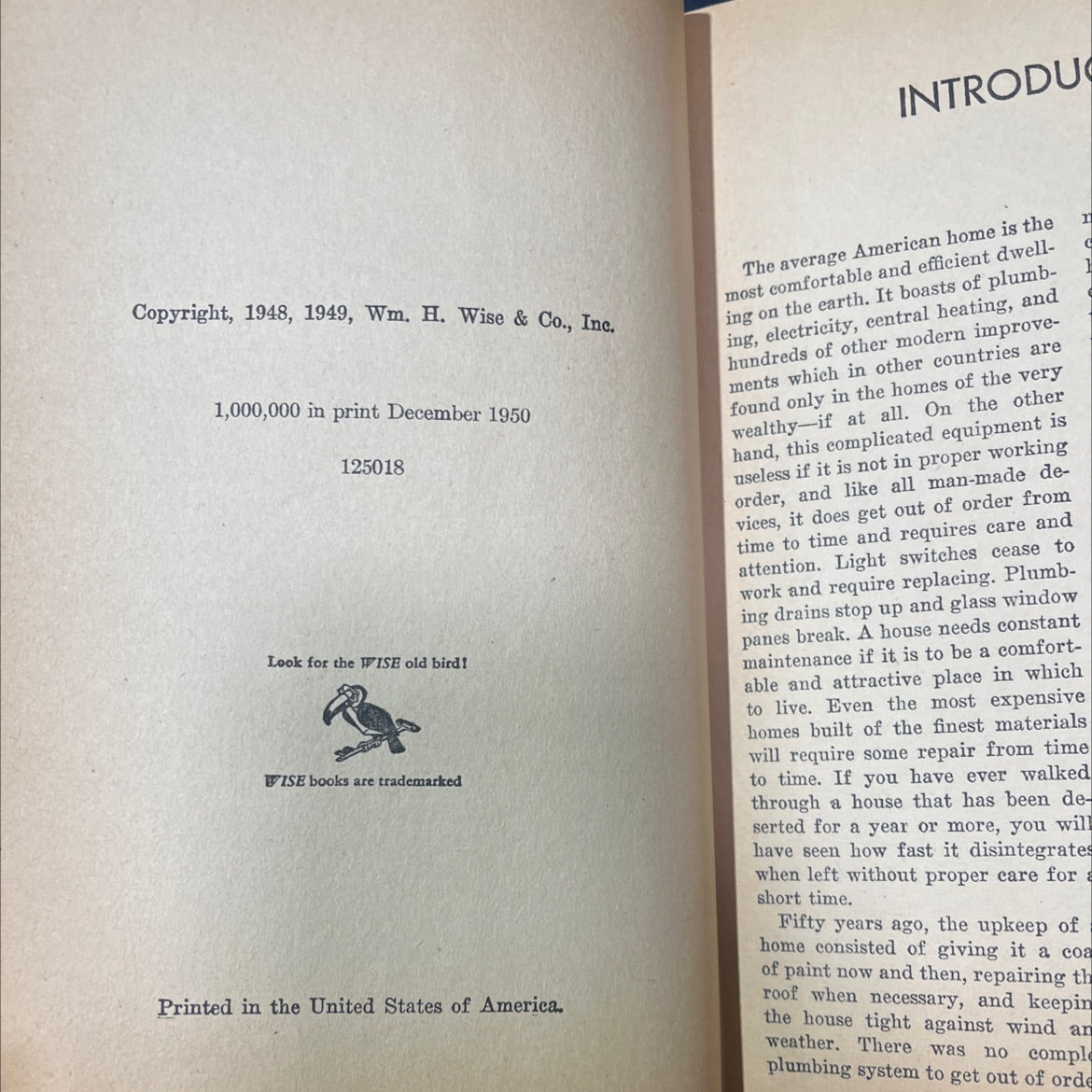 the complete home handyman's guide book, by hubbard cobb, 1950 Hardcover image 3