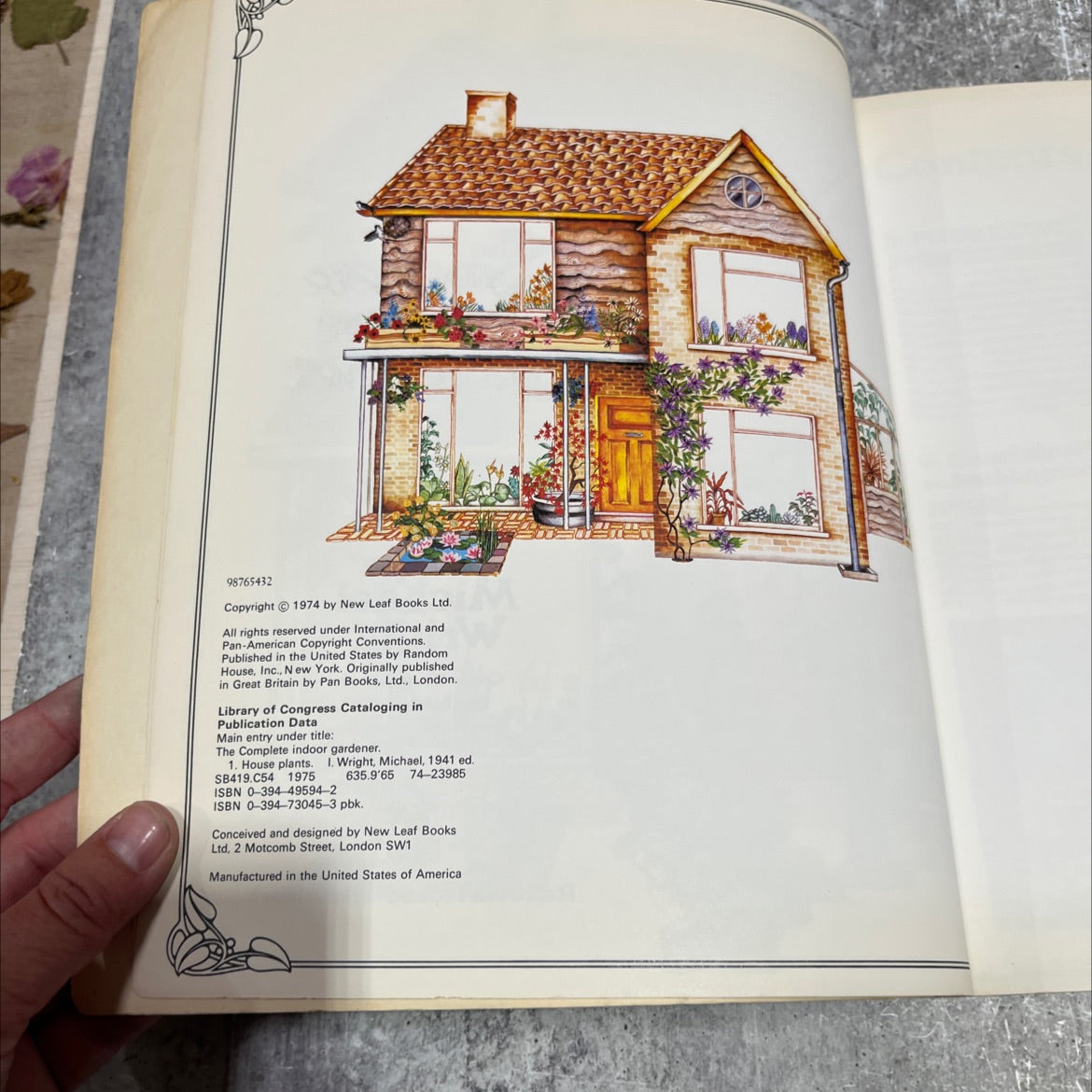 the complete indoor gardener book, by Michael Wright, 1974 Paperback image 3