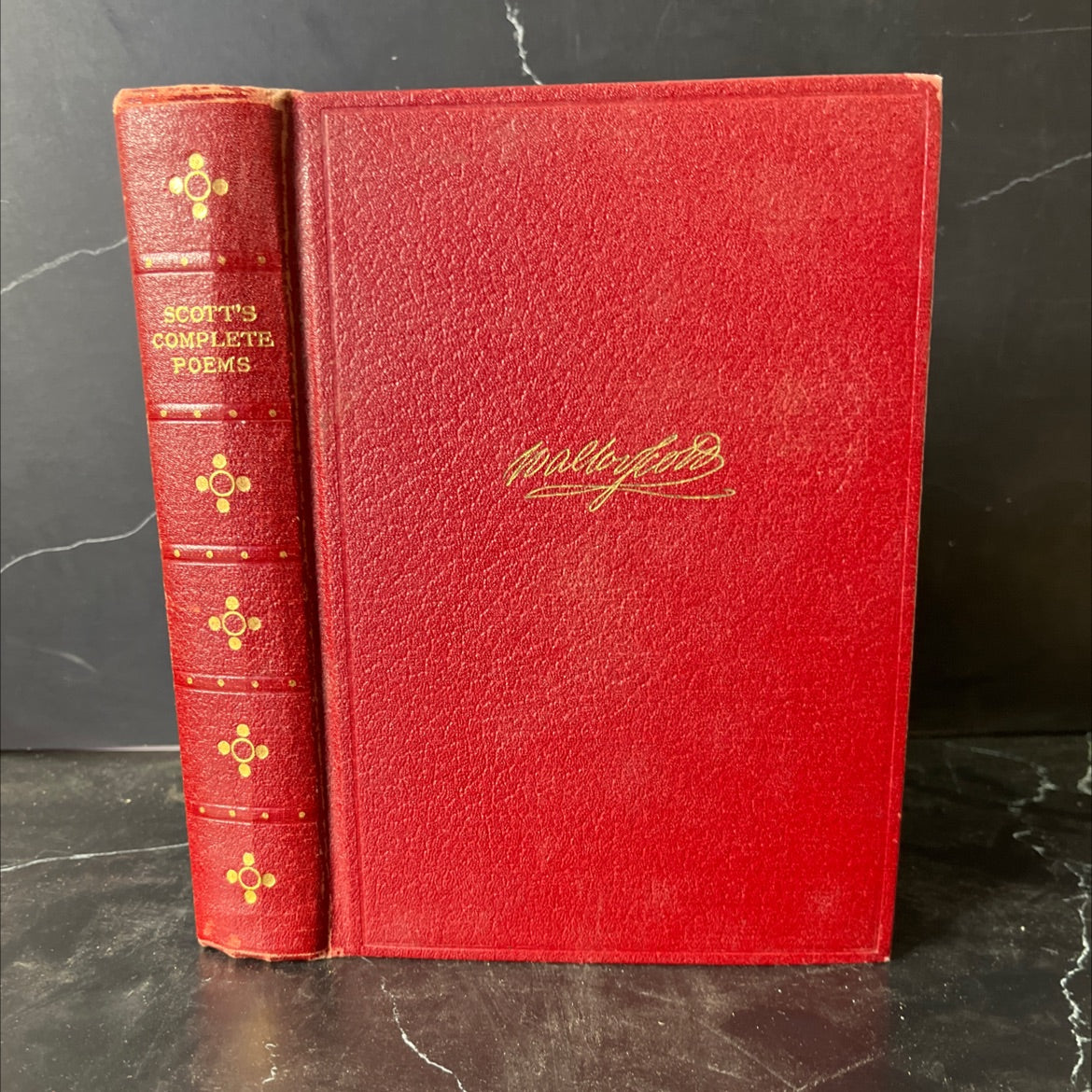 the complete poetical works of sir walter scott book, by sir walter scott, 1912 Hardcover, Antique image 1