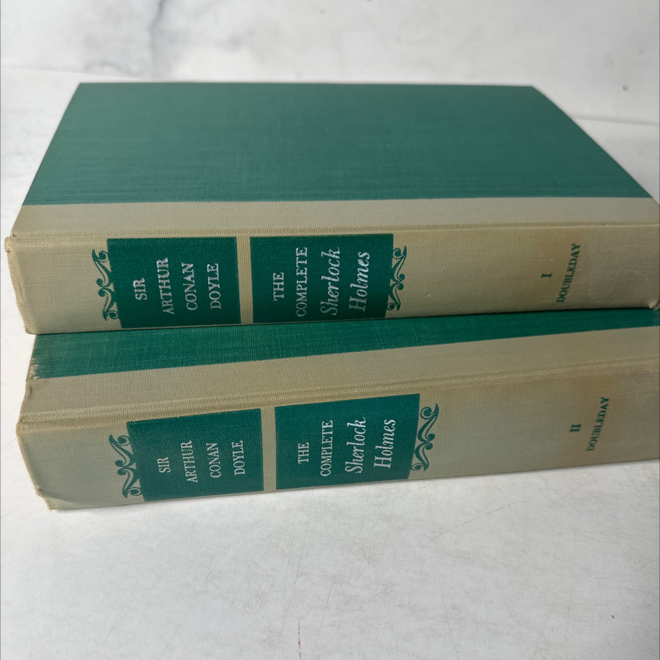2 books - the complete sherlock holmes book, by sir arthur conan doyle, 1953 Hardcover, Vintage image 4