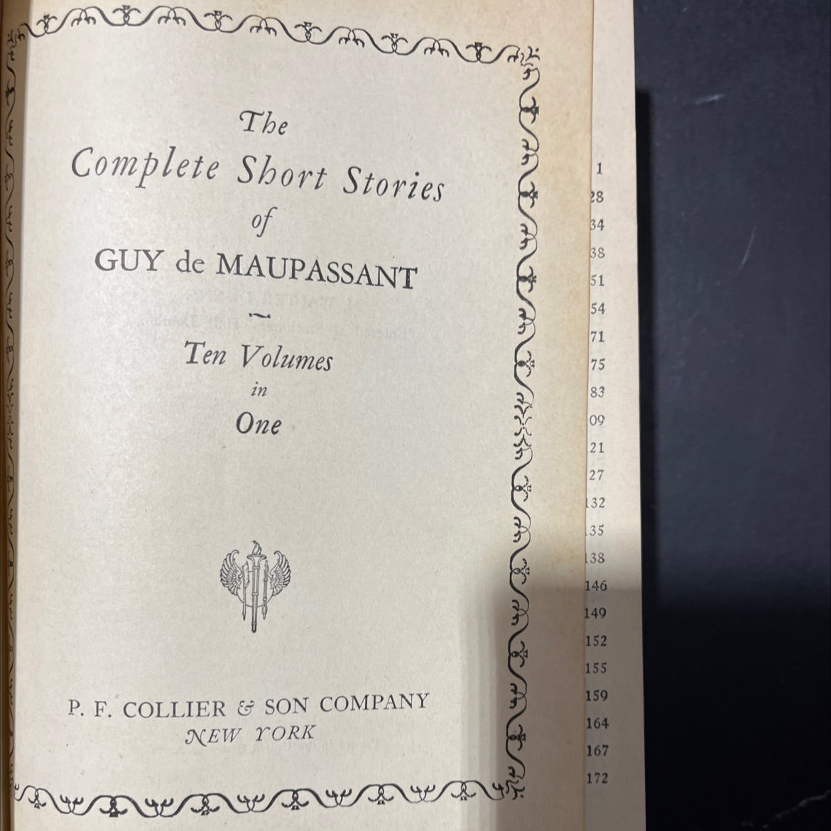 the complete short stories of guy de maupassant book, by guy de maupassant, 1903 Leather image 2