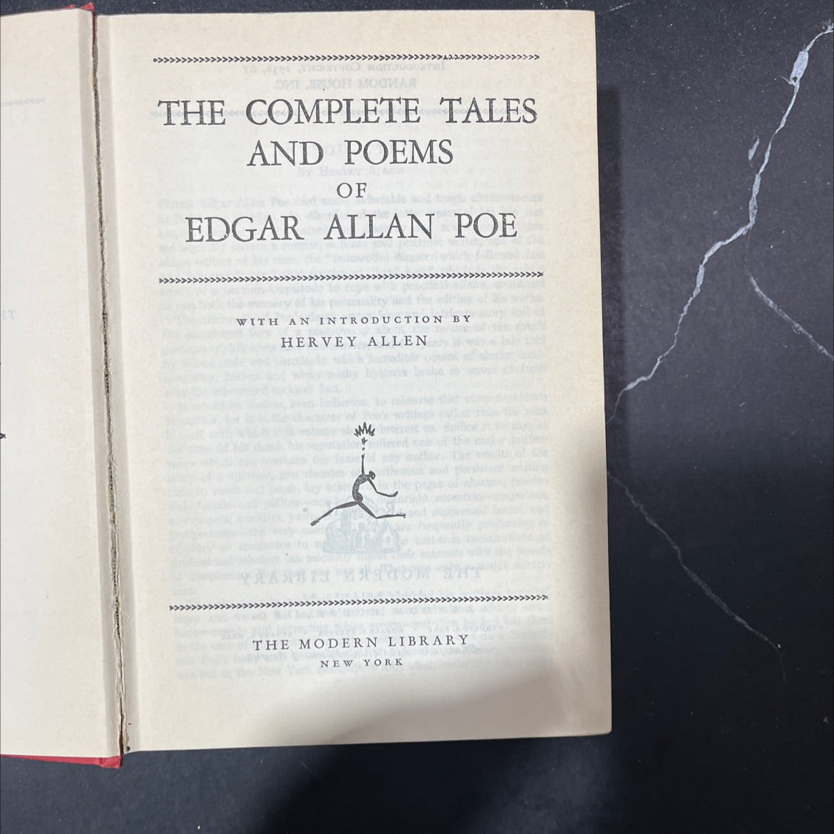 the complete tales and poems of edgar allan poe book, by edgar allan poe, 1938 Hardcover image 2
