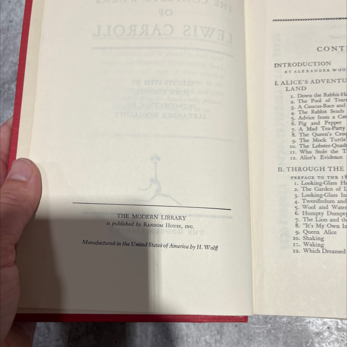 the complete works of lewis carroll illustrated by john tenniel book, by lewis carroll, 1970 Hardcover image 3