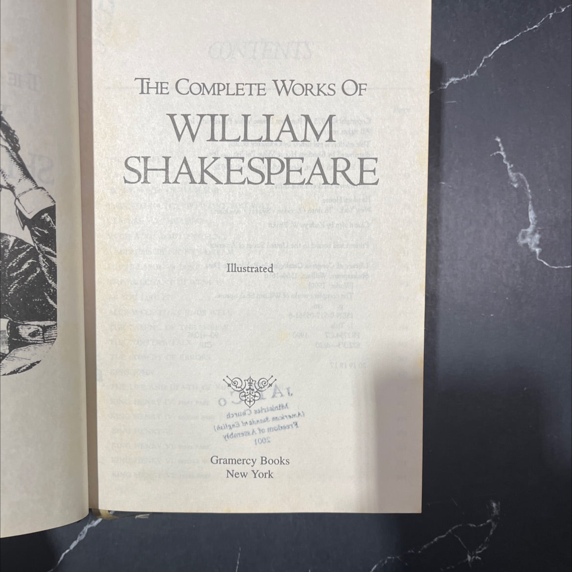 the complete works of william shakespeare book, by william shakespeare, 1990 Leather image 2