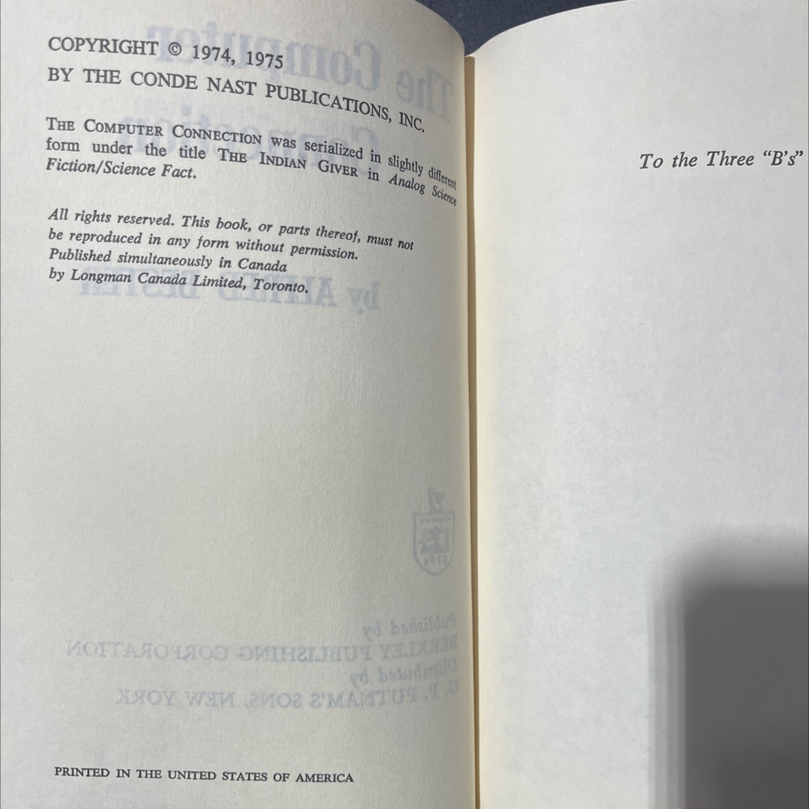 the computer connection book, by josh golbath, 1975 Hardcover image 3