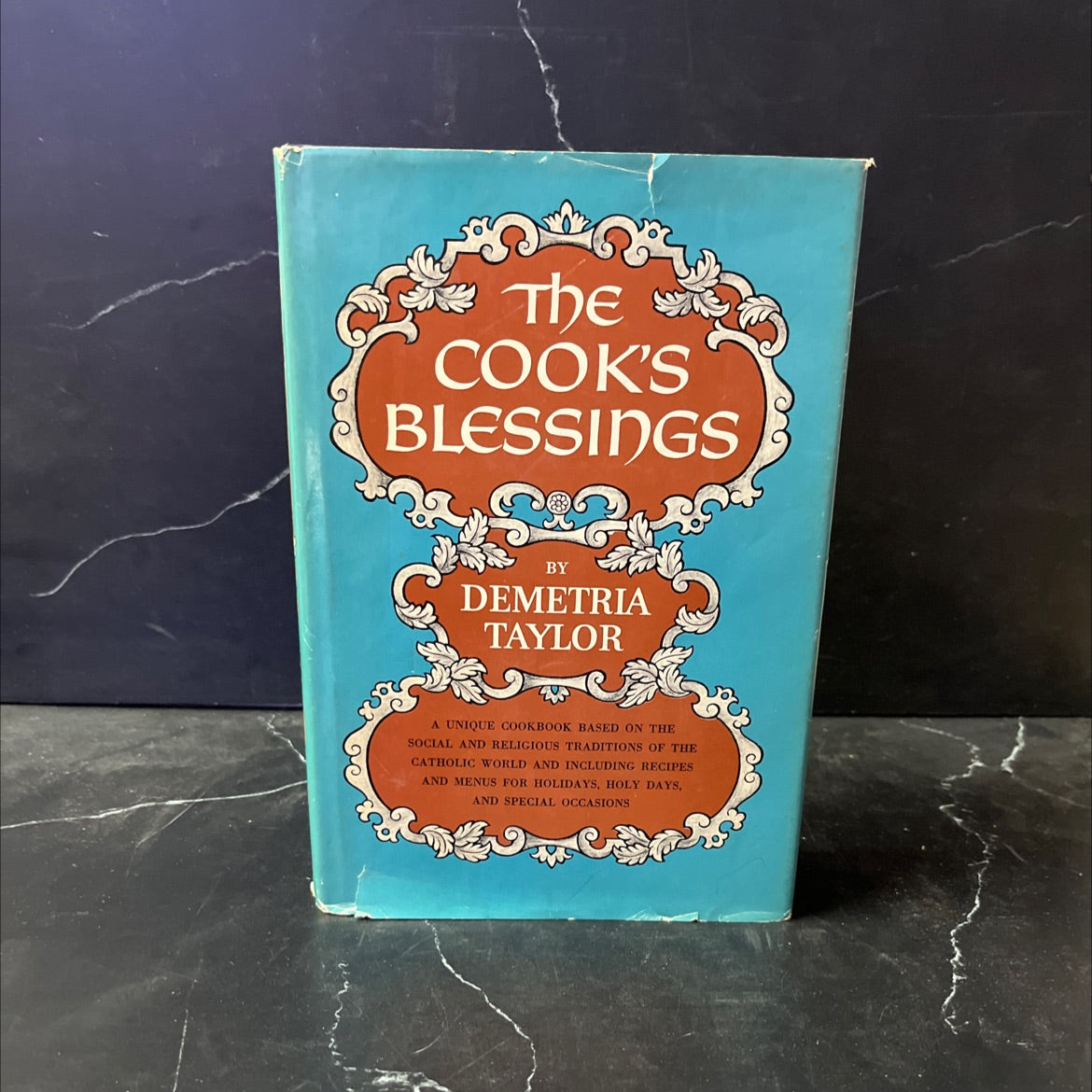 SIGNED the cook's blessings book, by Demetria Taylor, 1965 Hardcover, First Edition, Vintage image 1