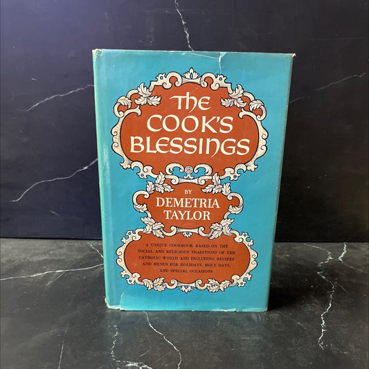 SIGNED the cook's blessings book, by Demetria Taylor, 1965 Hardcover, First Edition, Vintage image 1