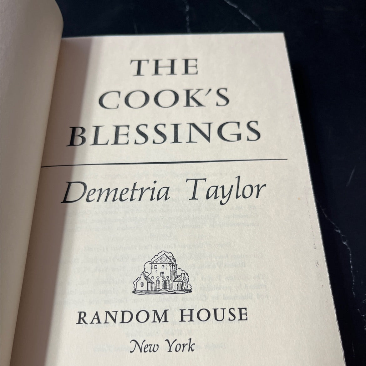 SIGNED the cook's blessings book, by Demetria Taylor, 1965 Hardcover, First Edition, Vintage image 2