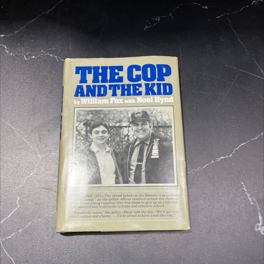 the cop and the kid book, by william fox, 1983 Hardcover, Vintage image 1