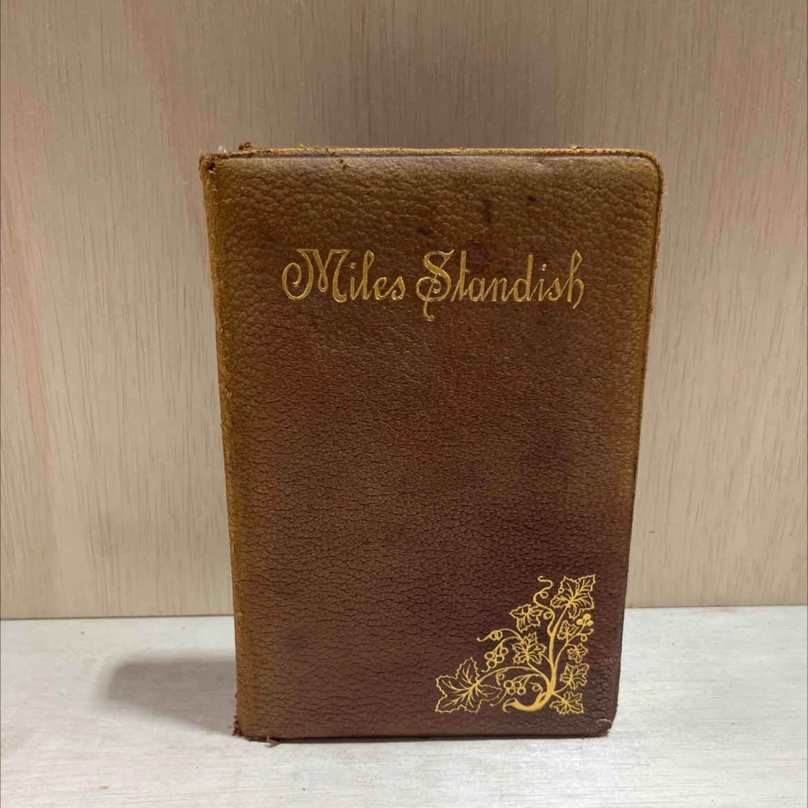 the courtship of miles standish and other poems book, by henry wadsworth longfellow, 1900 Leather image 1